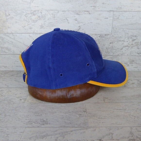 Vintage St. Louis Rams Hat Blue Logo Athletic Strap Back Cap NFL Pro Line - Picture 3 of 8